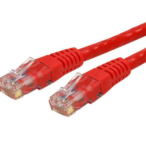 3ft Red Molded Cat 6 Patch Cable cable de red 0,9 m Rojo