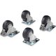 4POSTCASTER accesorio de bastidor Ruedas giratorias