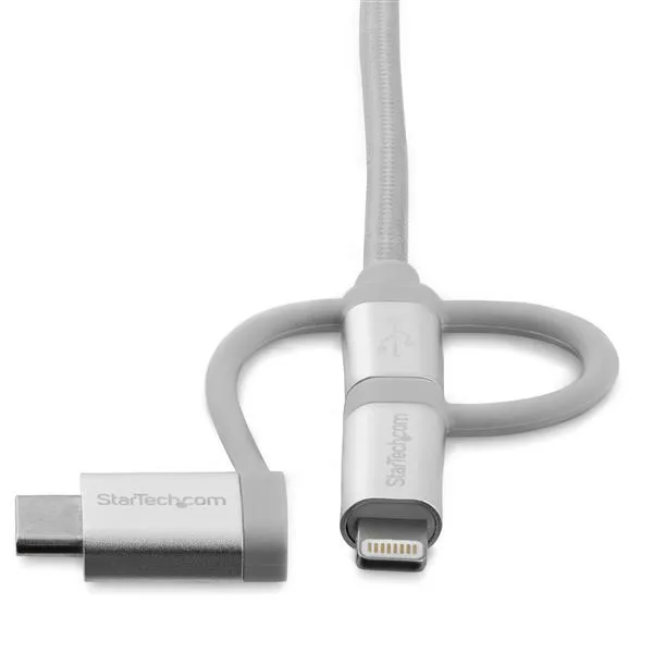 Cable de 2m USB Multi Carga - Lightning, USB C, Micro USB - Imagen 5