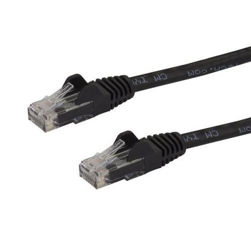 Cable de Conexión  Cat6 UTP  Libre de Enganches Negro