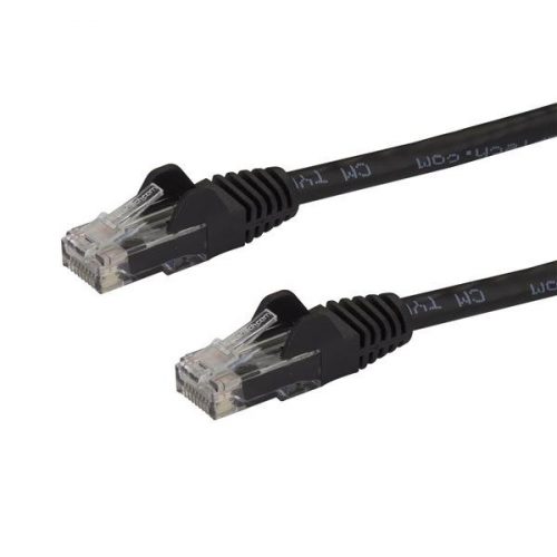 Cable de Conexión  Cat6 UTP  Libre de Enganches Negro