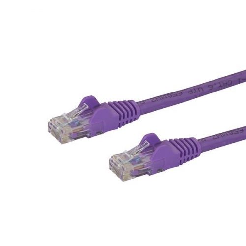 Cable de Red 3m Púrpura Cat6 Ethernet Gigabit sin Enganches
