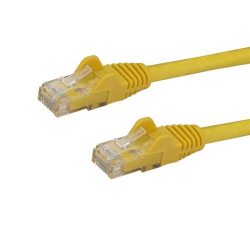 Cable de Red 5m Amarillo Cat6 Ethernet Gigabit sin Enganches