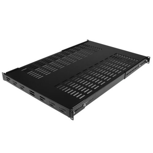 Estante Ventilado Resistente Ajustable para Rack 1U