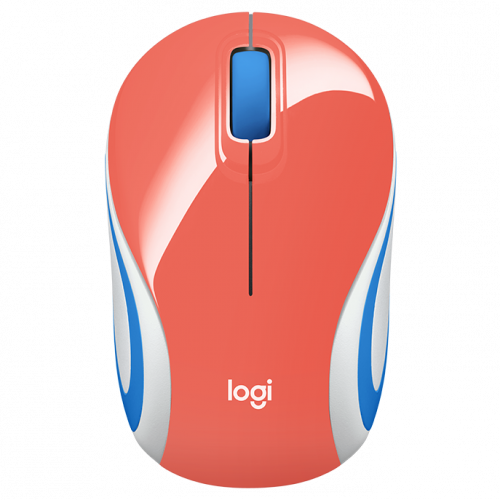 Mouse Inalámbrico Logitech M187 Extrapequeño Coral