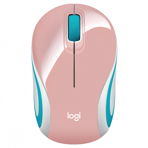 Mouse Inalambrico Logitech M187 Extrapequeño Rosado