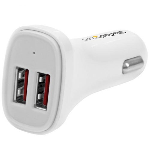 Cargador de Auto USB de Dos Puertos - 24W / 4,8A