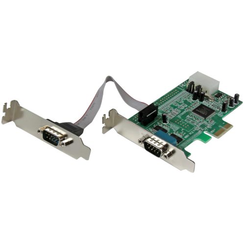 Tarjeta PCIe Serie RS232 de 2 Puertos Perfil Bajo