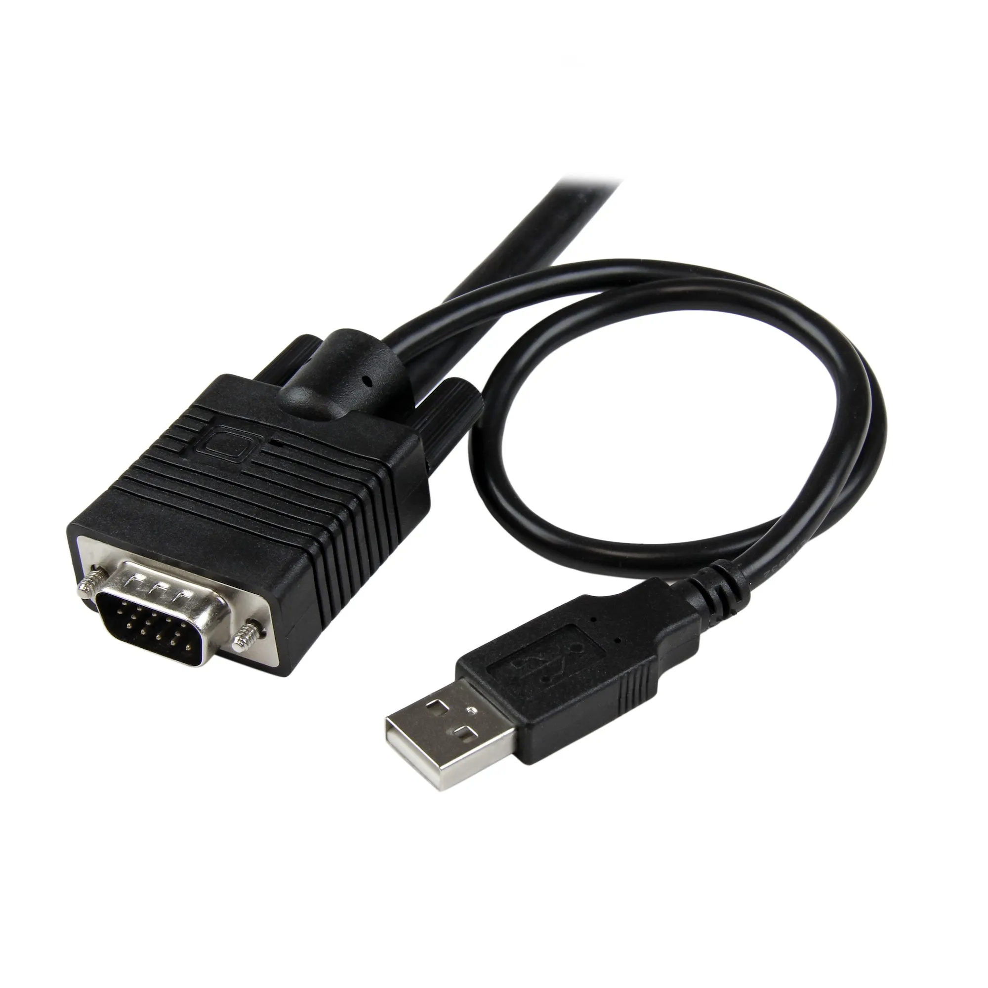 Switch Conmutador KVM de Cable 2x VGA Alimentacion USB - Imagen 5
