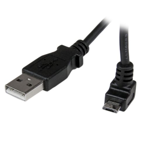 Cable Micro USB - A a Micro B en ángulo superior