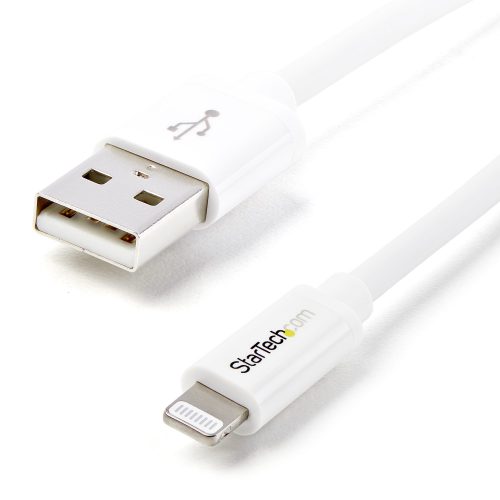 Cable Largo Lightning a USB 2m - Blanco