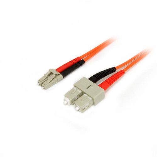 Cable de Red Multimodo Dúplex Fibra Óptica LC-SC 50/125 3M