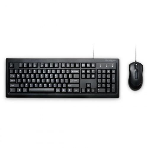 Combo Mouse y Teclado Kensington Alámbrico Keyboard for Life