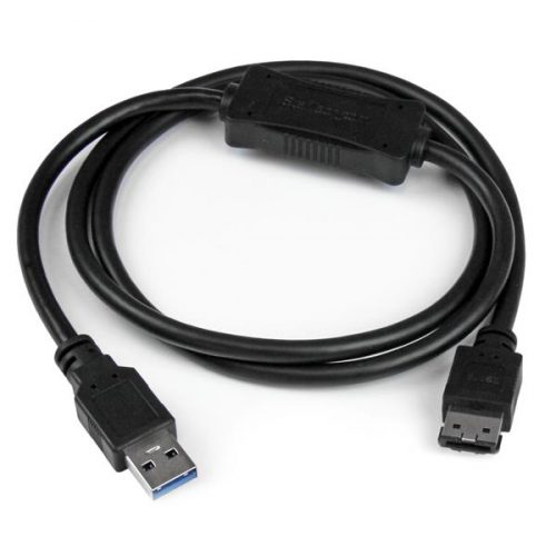 Cable de 91cm Adaptador USB 3.0 a eSATA para Disco Duro SSD