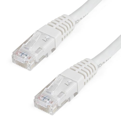 Cable 91cm Cat6 GbE ETL Moldeado Blanco