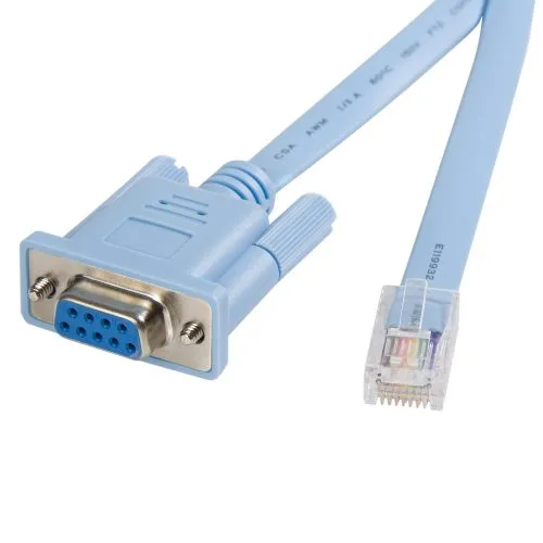 Cable 1,8m Gestion Router Consola Cisco Rj45 a Serie DB9