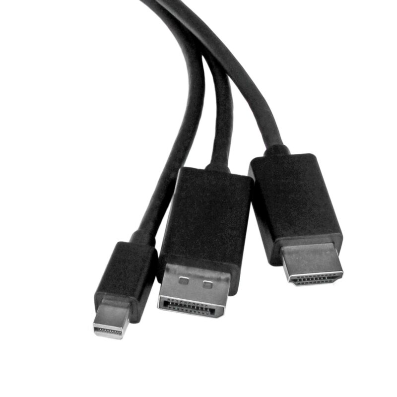 Conversor HDMI DisplayPort Mini DisplayPort a HDMI Cable 2m - Imagen 4