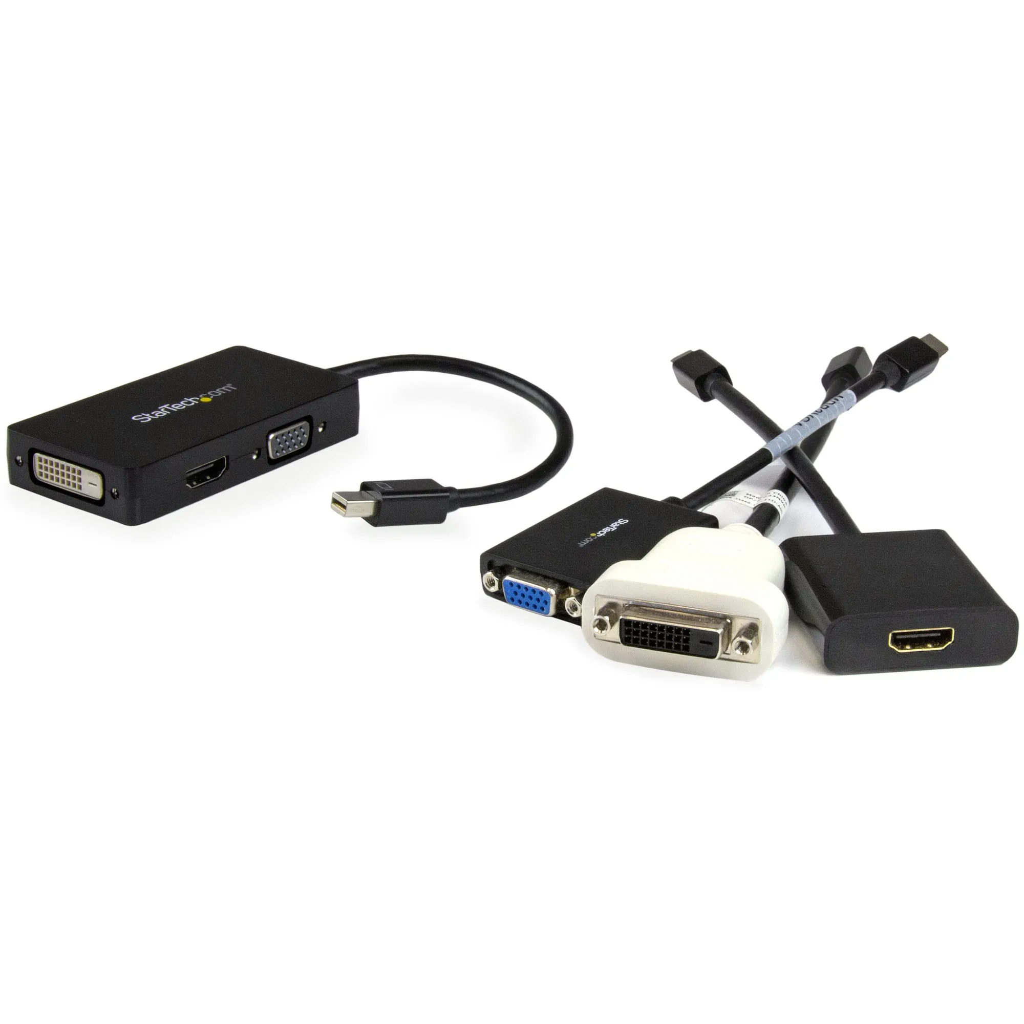 Adaptador Conversor Mini DisplayPort a VGA DVI HDMI - Imagen 5