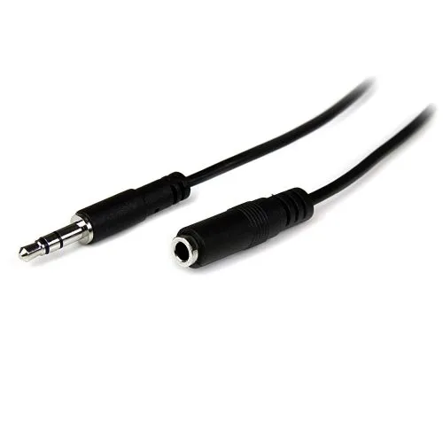 Cable de Extensión de Audio Estéreo 3,5mm Delgado