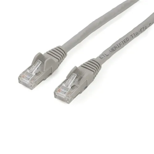 Cable 2m Gris de Red Gigabit Cat6 Ethernet RJ45 Snagless