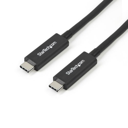 Cable de 1m Thunderbolt 3 USB C 40Gb Compatible USB