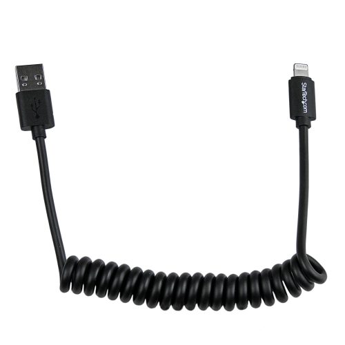 Cable 60cm Lightning Apple iPod iPad iPhone a USB Negro
