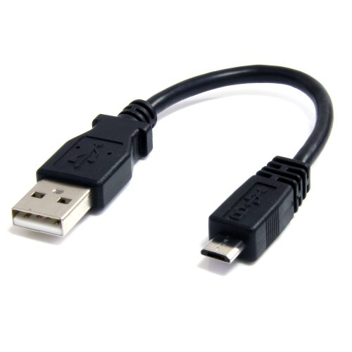 Cable 15cm USB A a Micro USB B