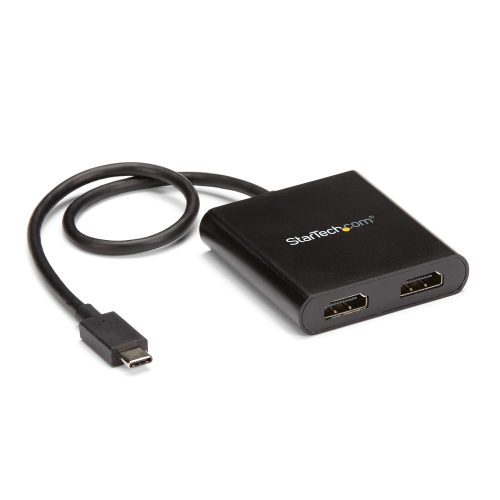 Divisor Hub MST USB-C a  HDMI de 2 Puertos USB Tipo C
