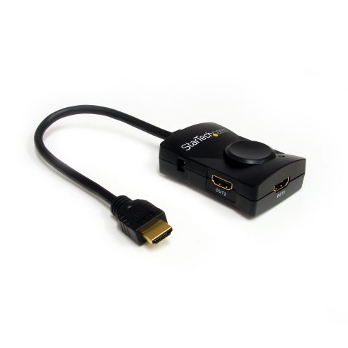 Divisor de Video HDMI® de 2 Puertos con Audio