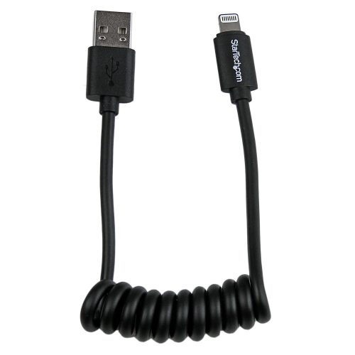 Cable 30cm Lightning Apple iPod iPad iPhone a USB Negro