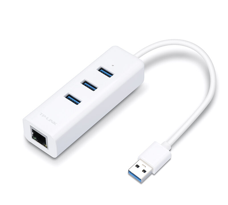 Adaptador USB Tp-Link UE330 Ethernet Gigabit y Hub USB