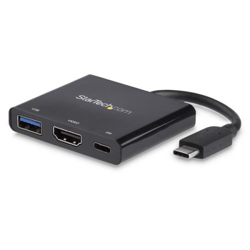 Adaptador Multifunción USB-C a 4K Entrega Potencia y USB A