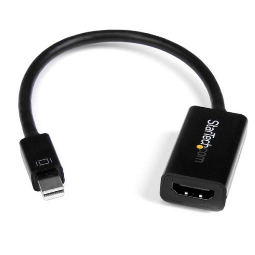 Conversor MiniDisplayPort HDMI Activo DP 4K 30Hz Negro