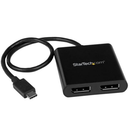 MSTCDP122DP Adaptador gráfico USB 3840 x 2160 Pixeles Negro
