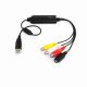 Adaptador Capturadora de A/V RCA Compuesto S-Video a USB