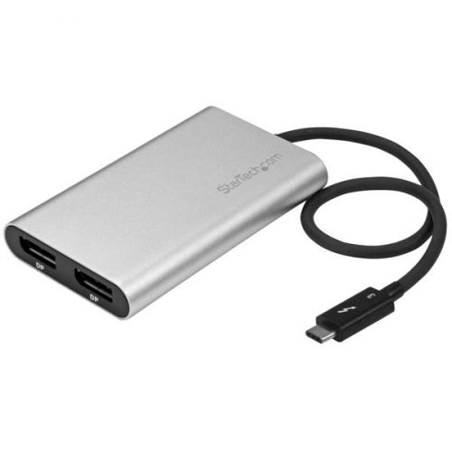 Adaptador Thunderbolt 3 a 2 Puertos DisplayPort 4K60