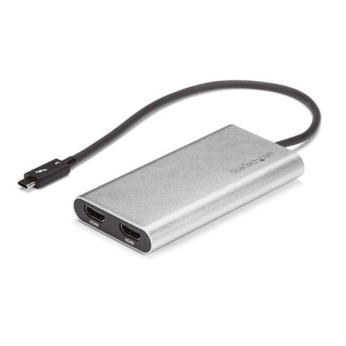 Adaptador Grafico Thunderbolt 3 a Doble HDMI 4K60 Mac y Win
