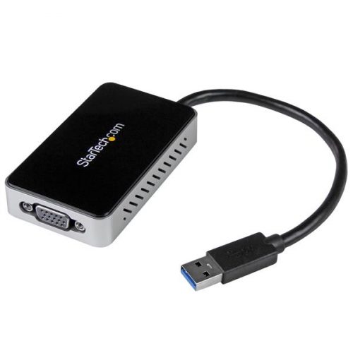 Adaptador USB 3.0 a VGA con Puerto para Concentrador USB