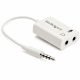 Adaptador de Auriculares con Micrófono Mini-Jack 3,5mm