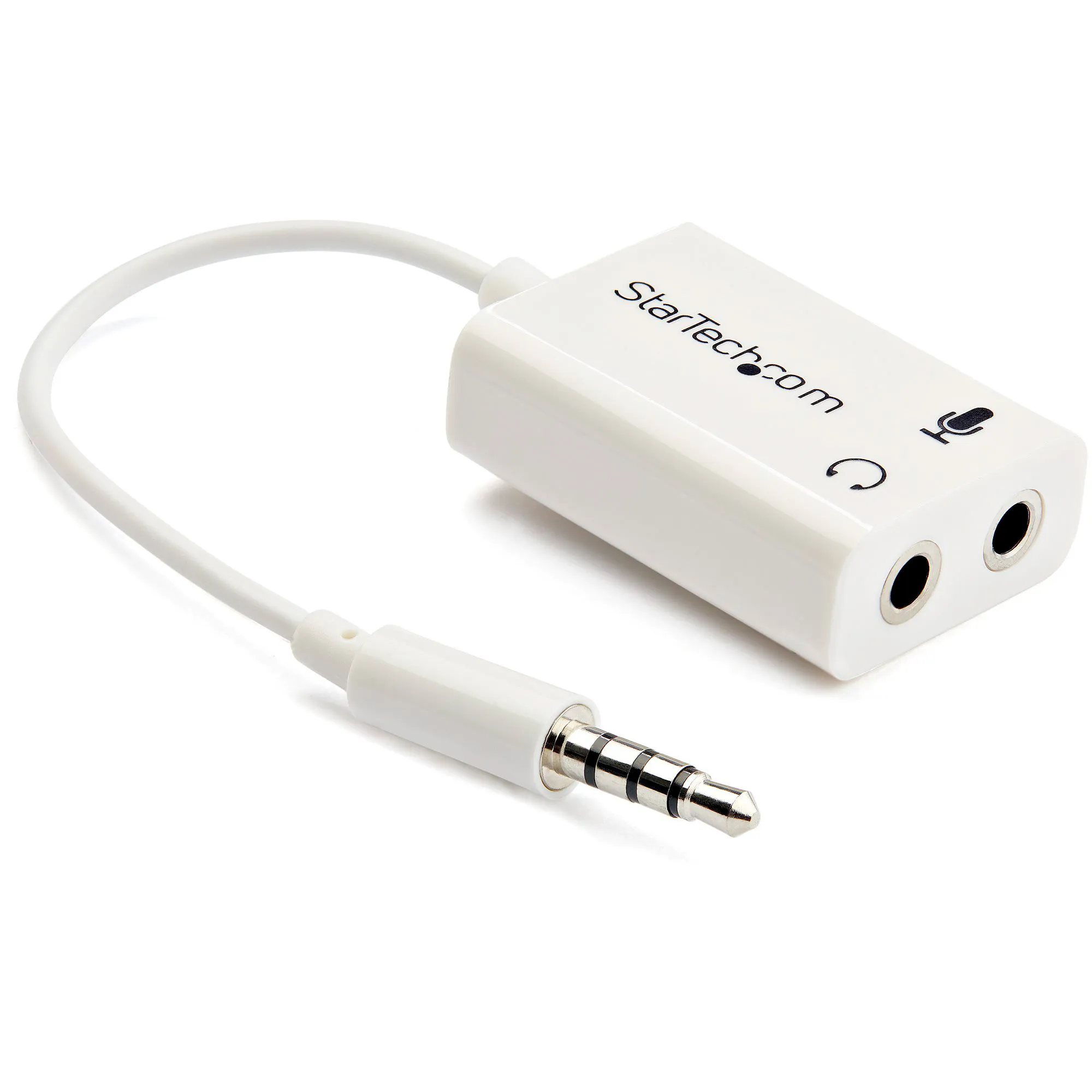 Adaptador de Auriculares con Micrófono Mini-Jack 3,5mm