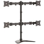 Base de Soporte Ajustable VESA para 4 Monitores de hasta 27