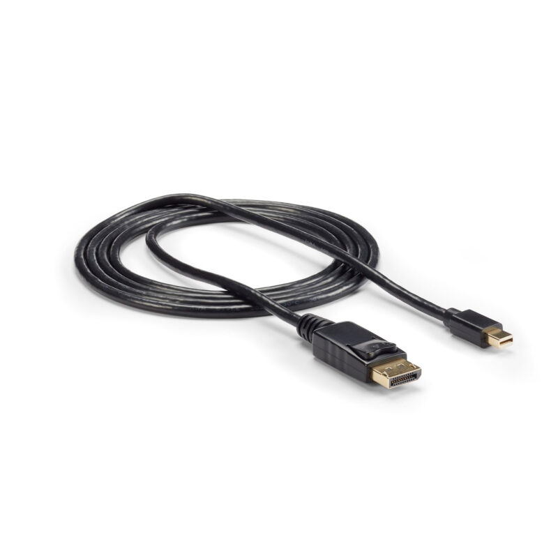 Cable Adaptador de 1,8mts Mini DisplayPort 1.2 a DP 4k - Imagen 2