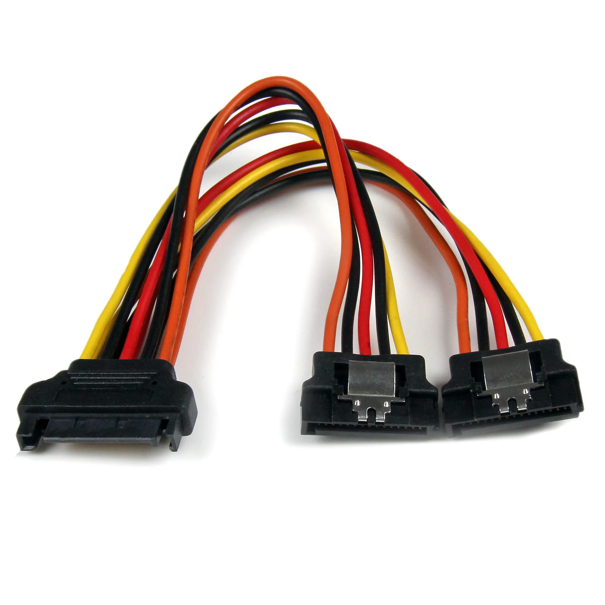 Cable Divisor SATA de 15cm con Cierre Pestillo StarTech