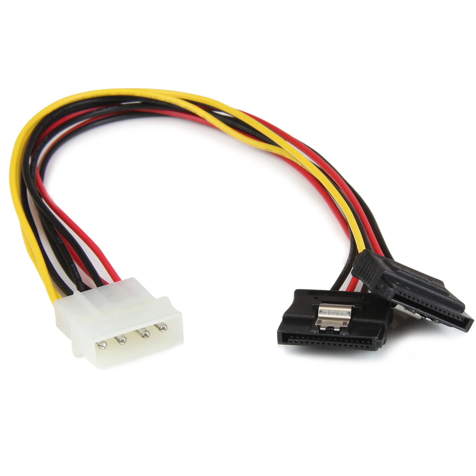 Cable de Alimentación de 30cm Adaptador Molex LP4 a 2x SATA
