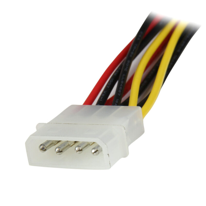 Cable de Alimentación de 30cm Adaptador Molex LP4 a 2x SATA - Imagen 2