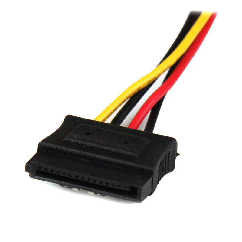 Cable de Alimentación de 30cm Adaptador Molex LP4 a 2x SATA - Imagen 3