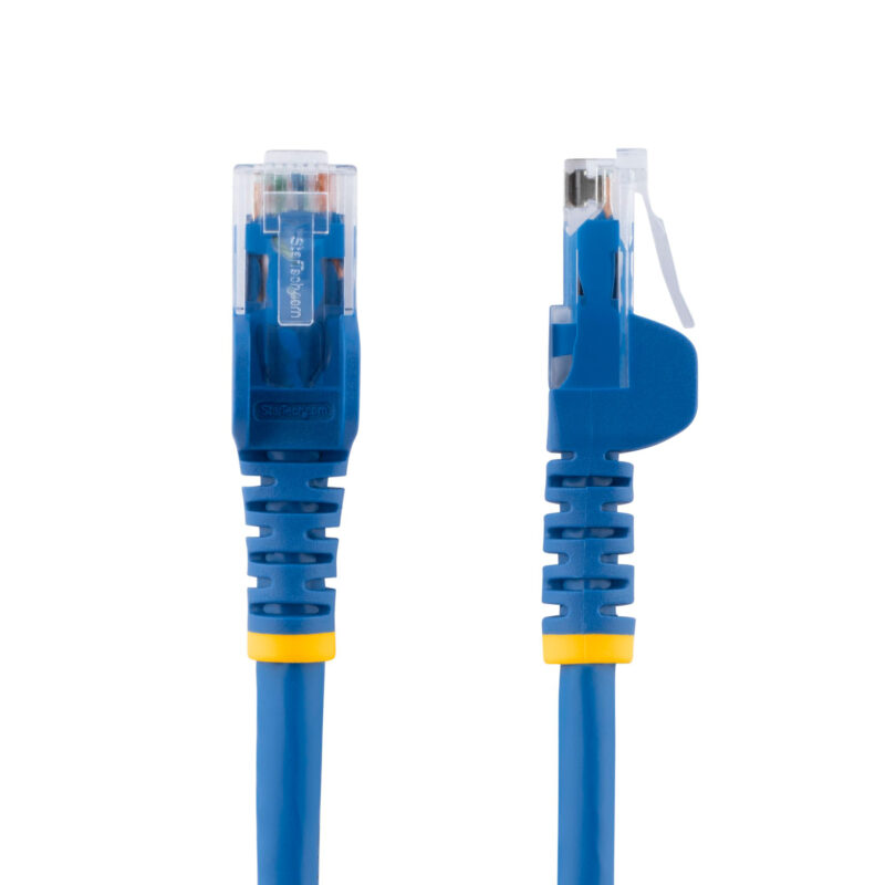 Cable de Red de 50cm Azul Ethernet Snagless Cat6 Gigabit - Imagen 2