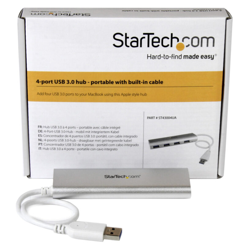 Concentrador USB 3.0 4 Puertos Hub con Cable Incorporado - Imagen 5