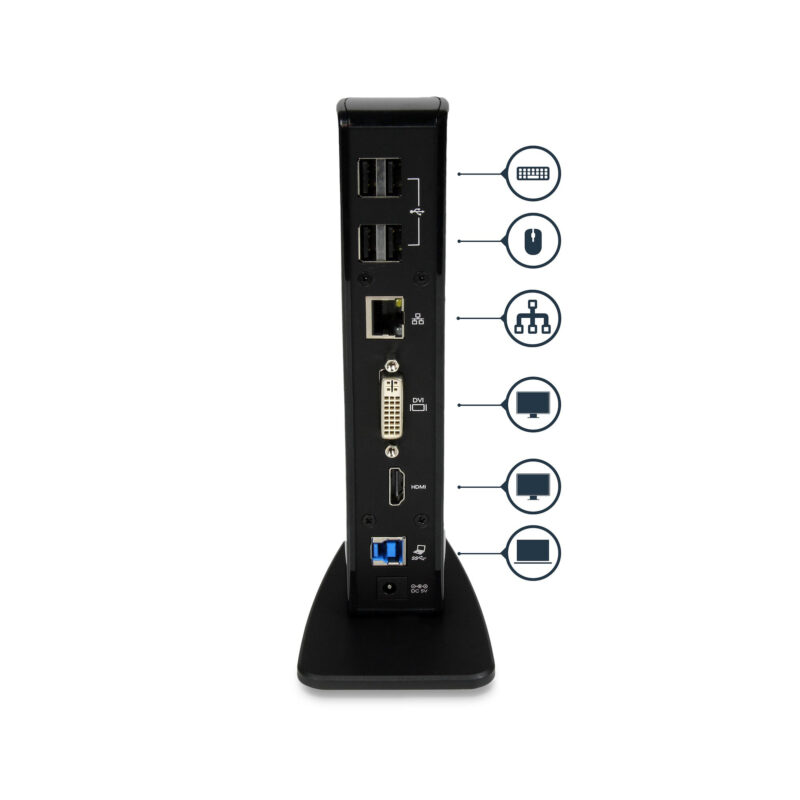 Docking Station USB 3.0 con HDMI y DVI Displaylink - Imagen 4