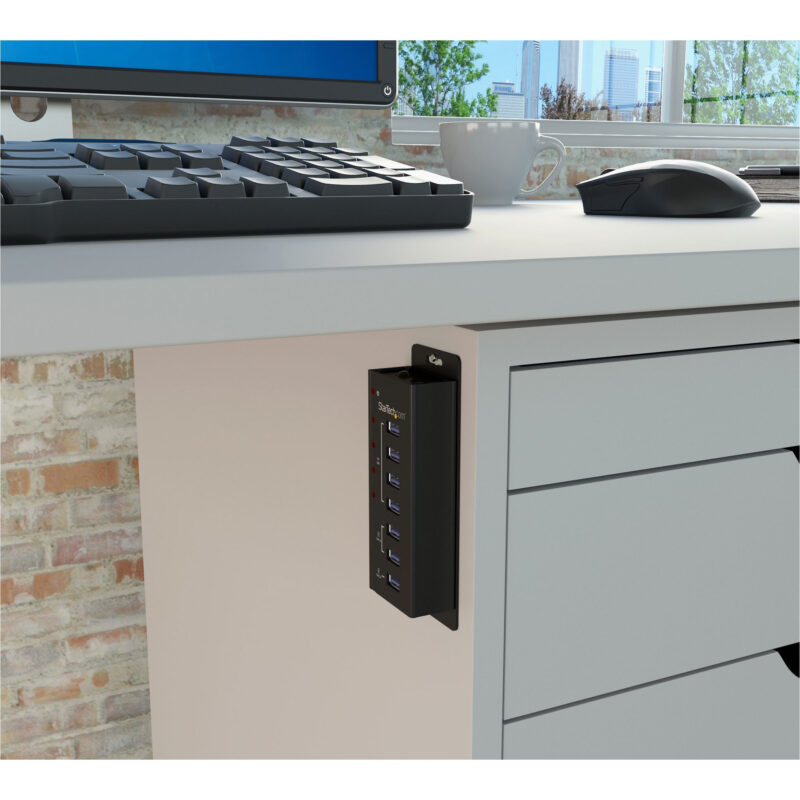 Hub Concentrador USB 3.0 de 4 Puertos y 3 de Carga 1A y 2A - Imagen 4